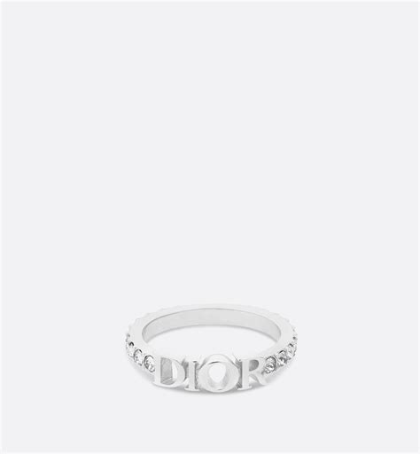 dior ring square logo|dior word ring.